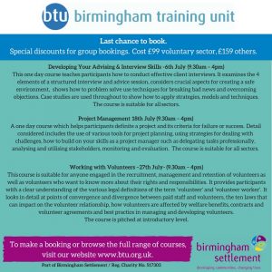 BTU Courses July 260617