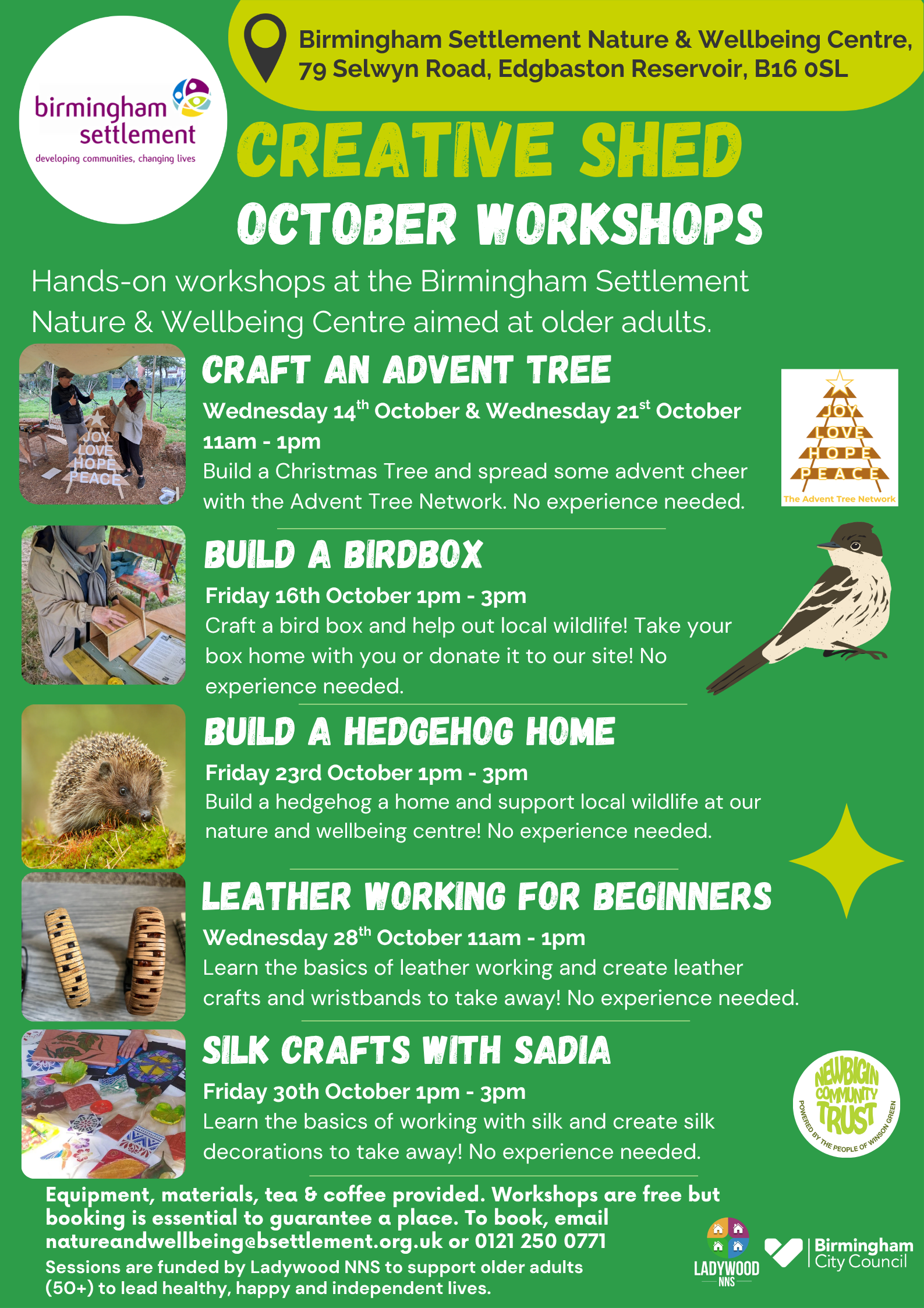 October workshops